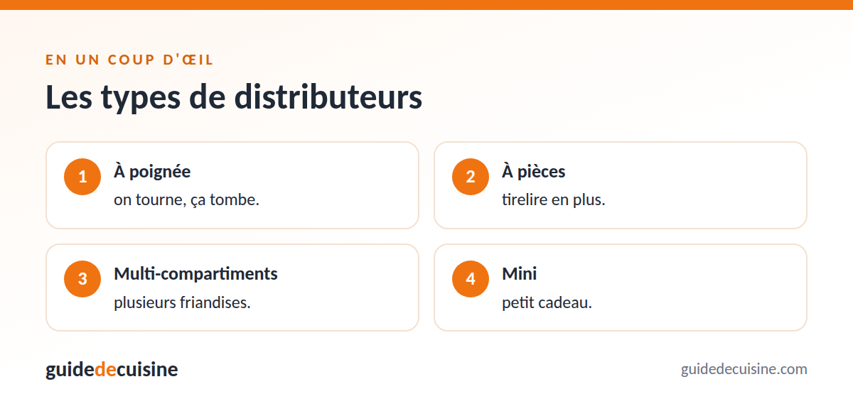 Infographie : les types de distributeurs