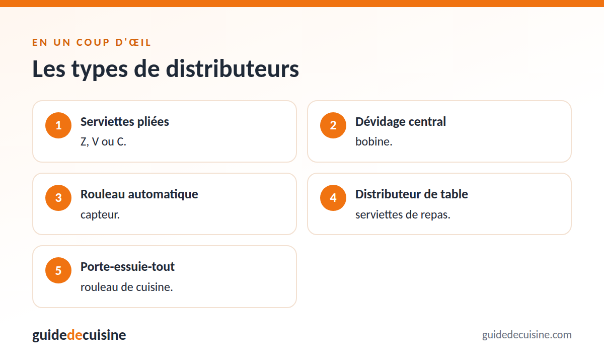Infographie : les types de distributeurs
